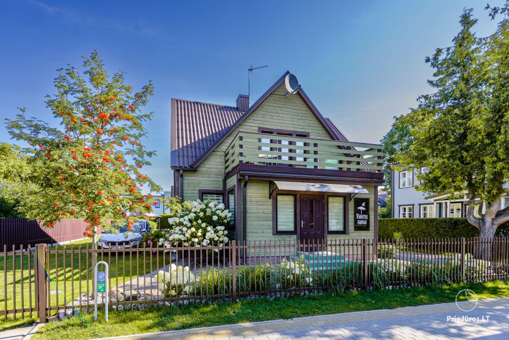 Violetos māja. Izīrē dzīvokļus, istabas Palangā - 1