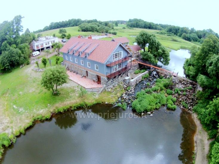 Sodyba-pokylių salė Pagraumenės malūnas - įspūdinga vieta šventėms bei poilsiui ant upės kranto - 1