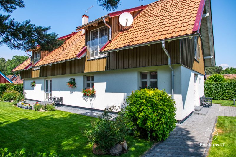 Villa Nida apartamentai prie Kuršių marių naujoje viloje