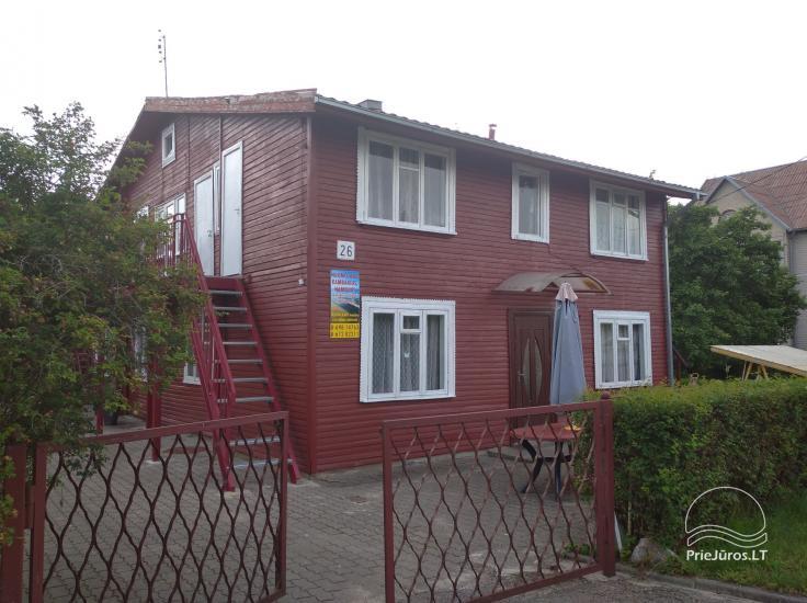 Kambarių ir namelių nuoma Šventojoje, Žuvėdrų g. 26 - 1