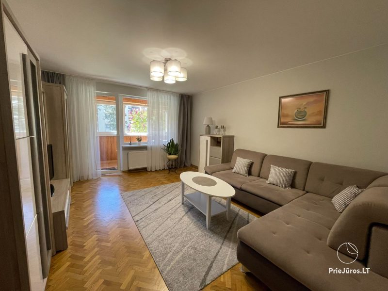 Dviejų kambarių butas 5 asmenims Palangoje. Puikiai tinka šeimoms