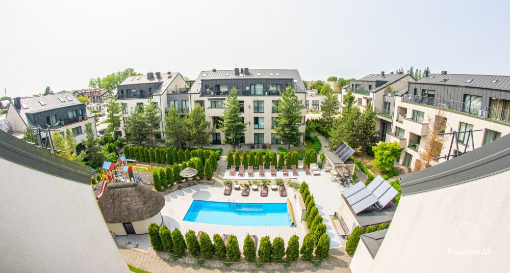 Šiuolaikiški apartamentai Palangoje, komplekse su baseinu – „Malūno Vilos“ - 1