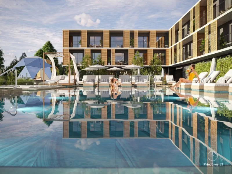 Parduodami nauji apartamentai - butai Palangoje, Kunigiškiuose „Infinitum Sea