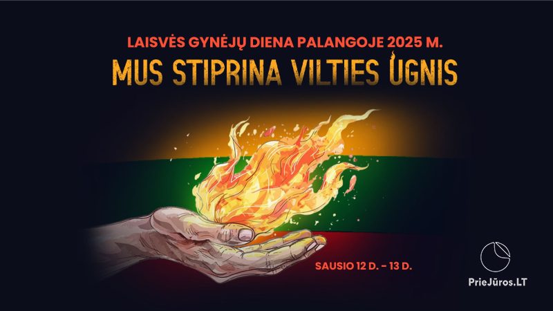 Laisvės gynėjų diena Palangoje 2025: „Mus stiprina vilties ugnis“