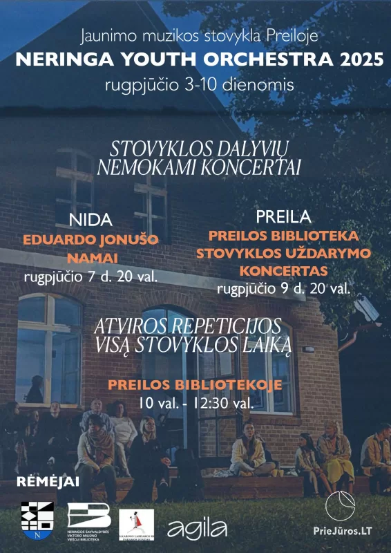 Jauniešu mūzikas nometne aicina uz bezmaksas koncertiem Preilas bibliotēkā!