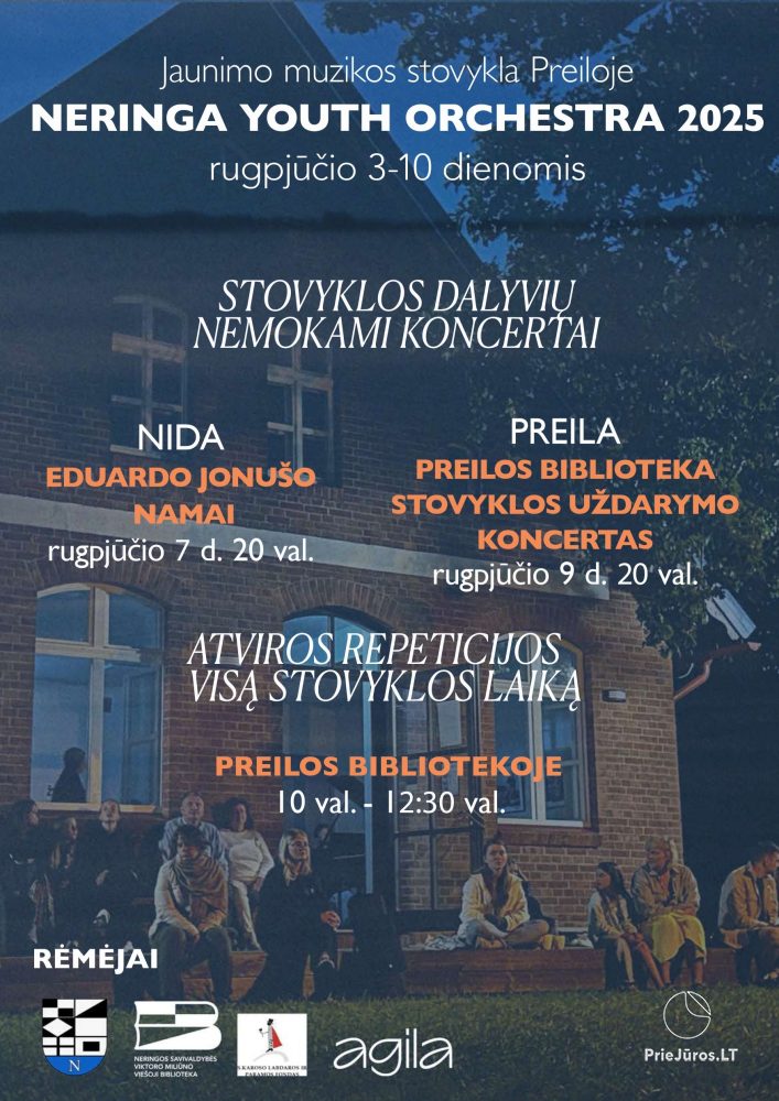 Jaunimo muzikos stovykla kviečia į nemokamus koncertus Preilos bibliotekoje! - 1