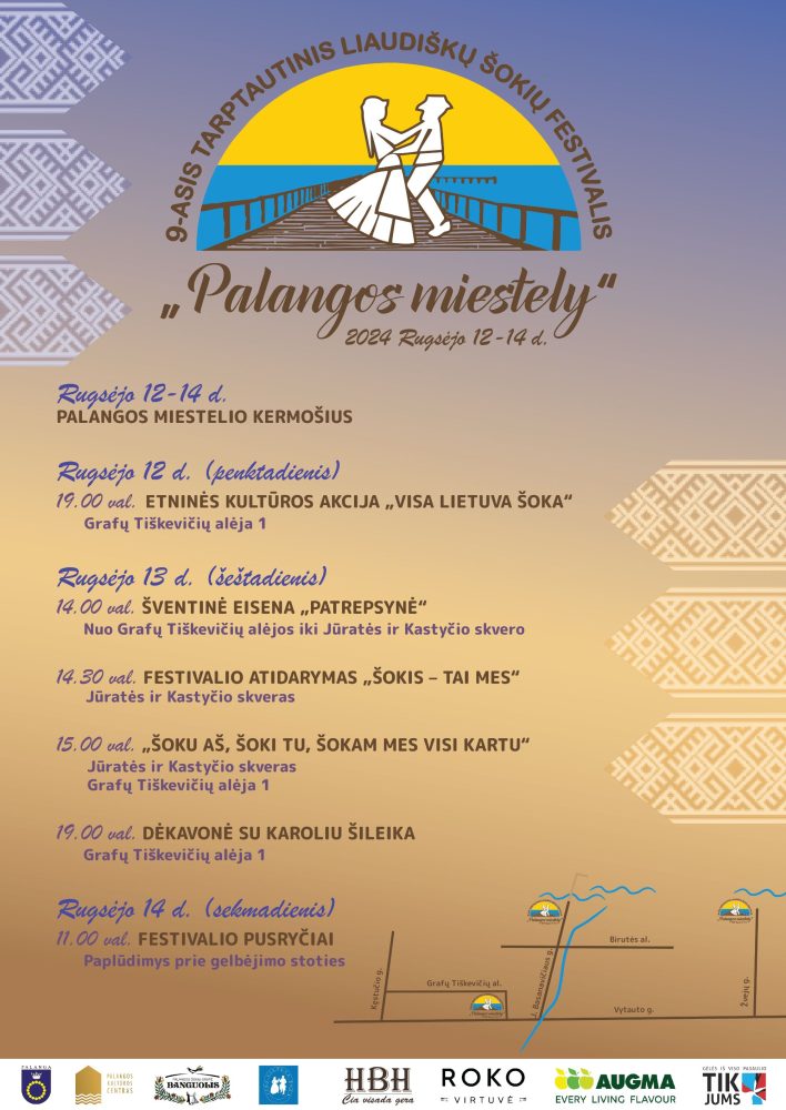 9-asis tarptautinis liaudiškų šokių festivalis „Palangos miestely“ - 1