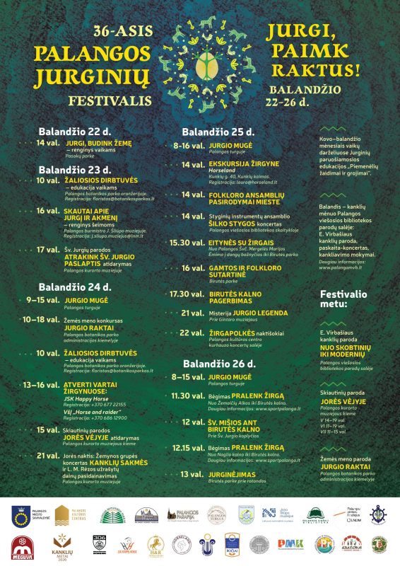 Palangos Jurginių festivalis „Jurgi, paimk raktus!” 2026
