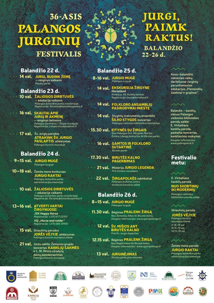Palangos Jurginių festivalis „Jurgi, paimk raktus!” 2026 - 1