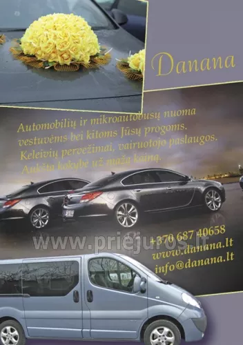 Pasažieru transporta pakalpojumi, auto noma
