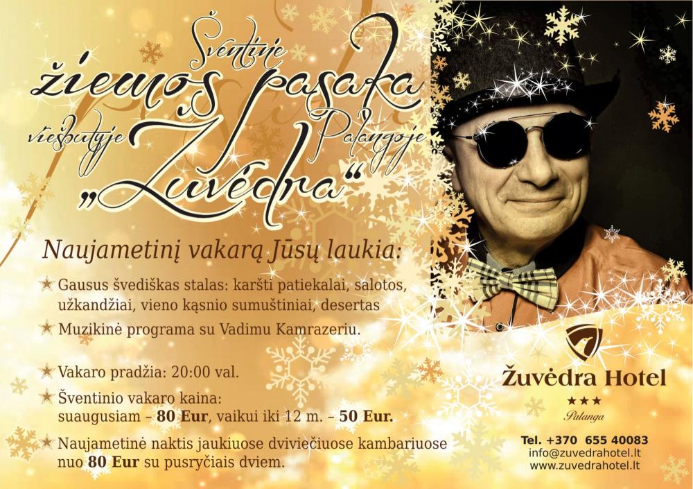 Naujųjų metų sutikimas viešbutyje Palangos žuvėdra, ant Baltijos jūros kranto! - 1