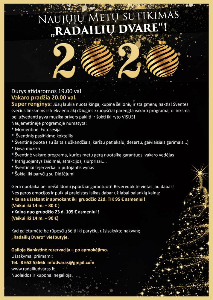 Naujieji metai 2020 "Radailiu dvaras" - 1