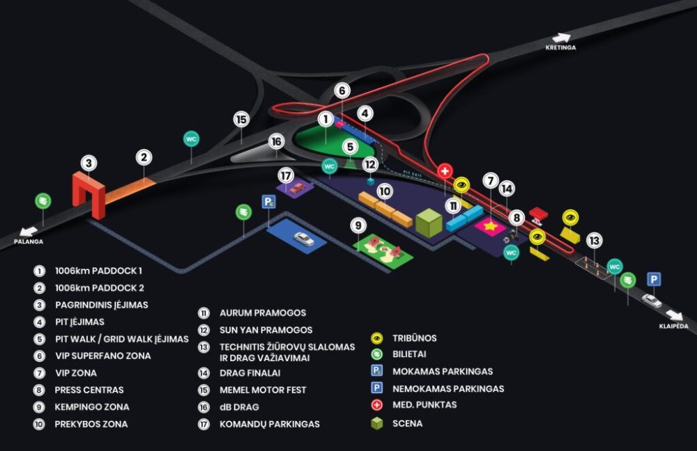 Aurum 1006 km lenktynės 2025 m. liepos 16–19 d. - 1