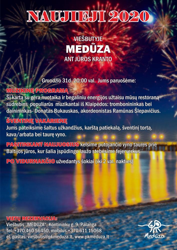 Naujų metų vakaras restorane Medūza, ant jūros kranto! - 1