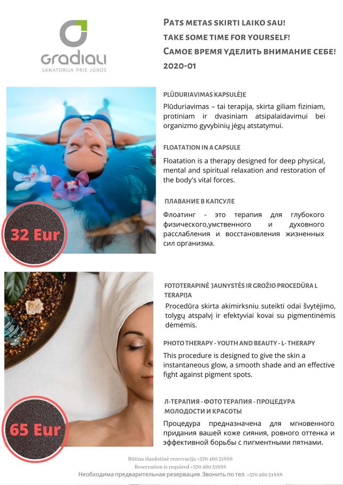Pats metas skirti laiko sau! Sanatorija Gradiali pasiūlymas Jums! - 1