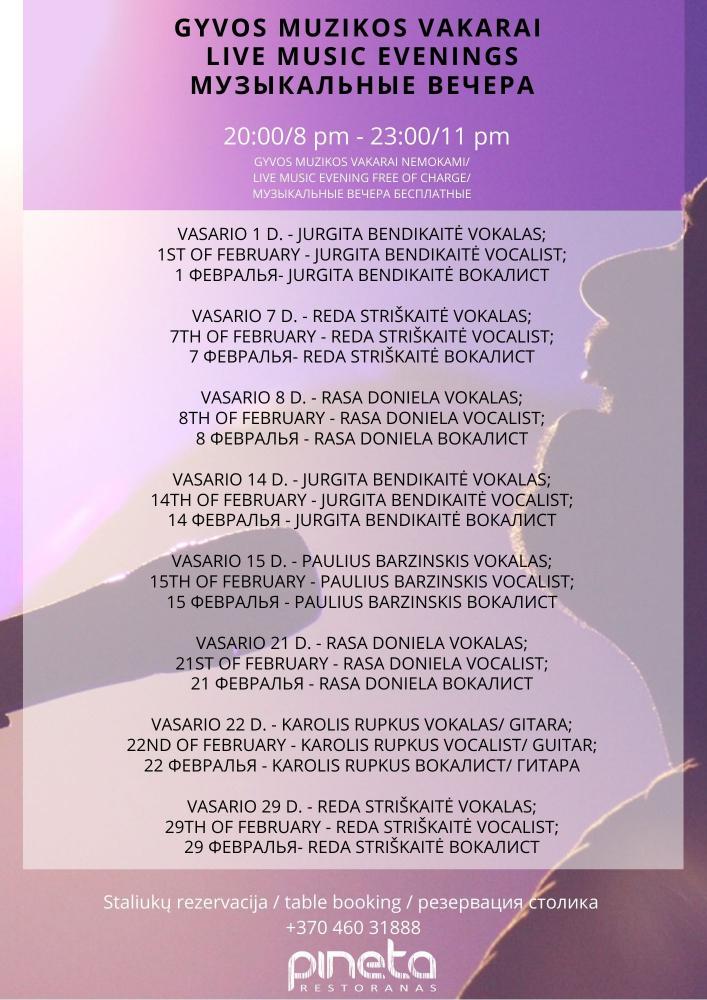 Gyvos muzikos vakarai Palangoje ,Gradiali restorane Pineta. - 1