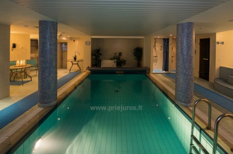 Baseinas, pirtys, treniruoklių salė viešbutyje PALANGOS VĖTRA ****