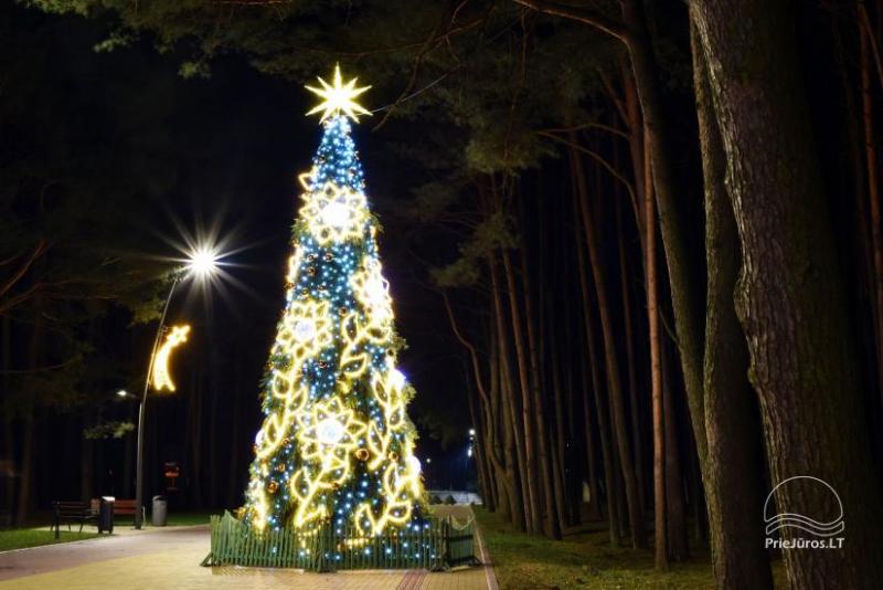 Kalėdų eglės įžiebimas Šventojoje 2021 m. gruodžio 4 d.