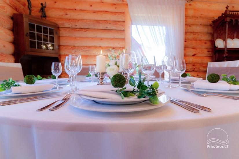 Banquet hall in Sventoji, in the Guest House OSUPIO TAKAS - 11