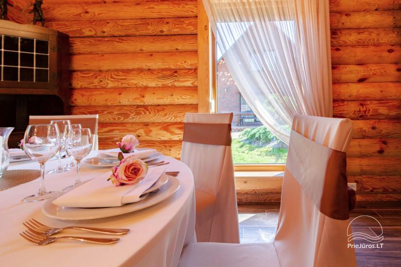 Banquet hall in Sventoji, in the Guest House OSUPIO TAKAS - 14