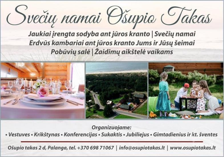 Banquet hall in Sventoji, in the Guest House OSUPIO TAKAS - 2