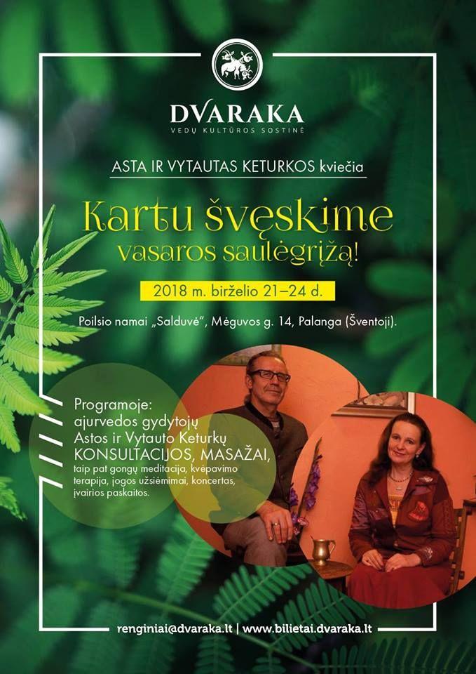JONINĖS "Saulėgrįžos festivalis", 2018 m. birželio 21 d. 15:00 val. - 2