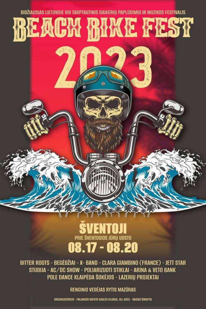 BEACH BIKE FEST 2023 Sventoji, Lietuvā. 17.-20. augusts - 1