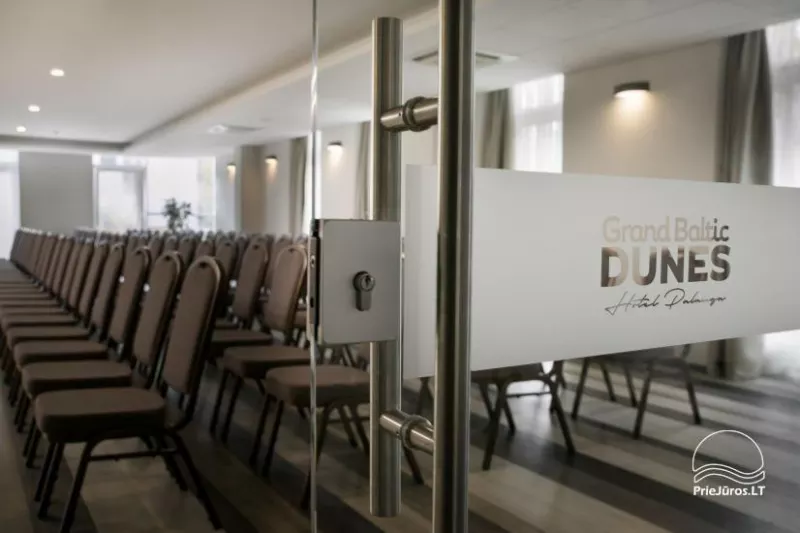 Konferencijų salės viešbutyje Grand Baltic DUNES