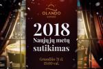 Pasitikite Naujuosius 2018 metus poilsio namuose „Olando kepurė“.