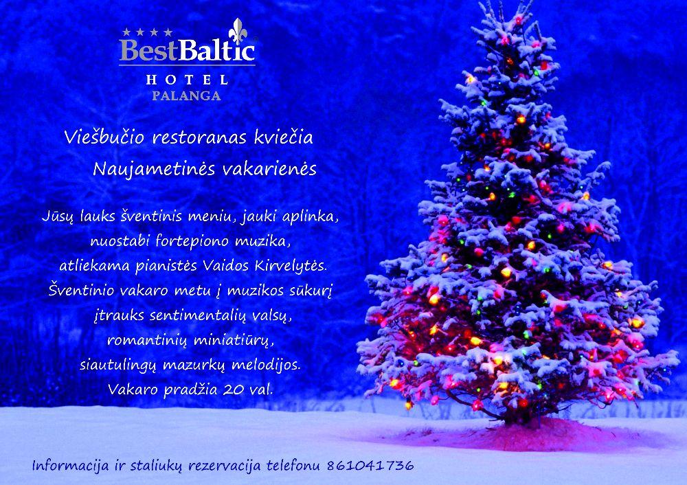 BEST BALTIC Hotel Palanga viešbučio restoranas kviečia Naujametinės vakarienės - 1