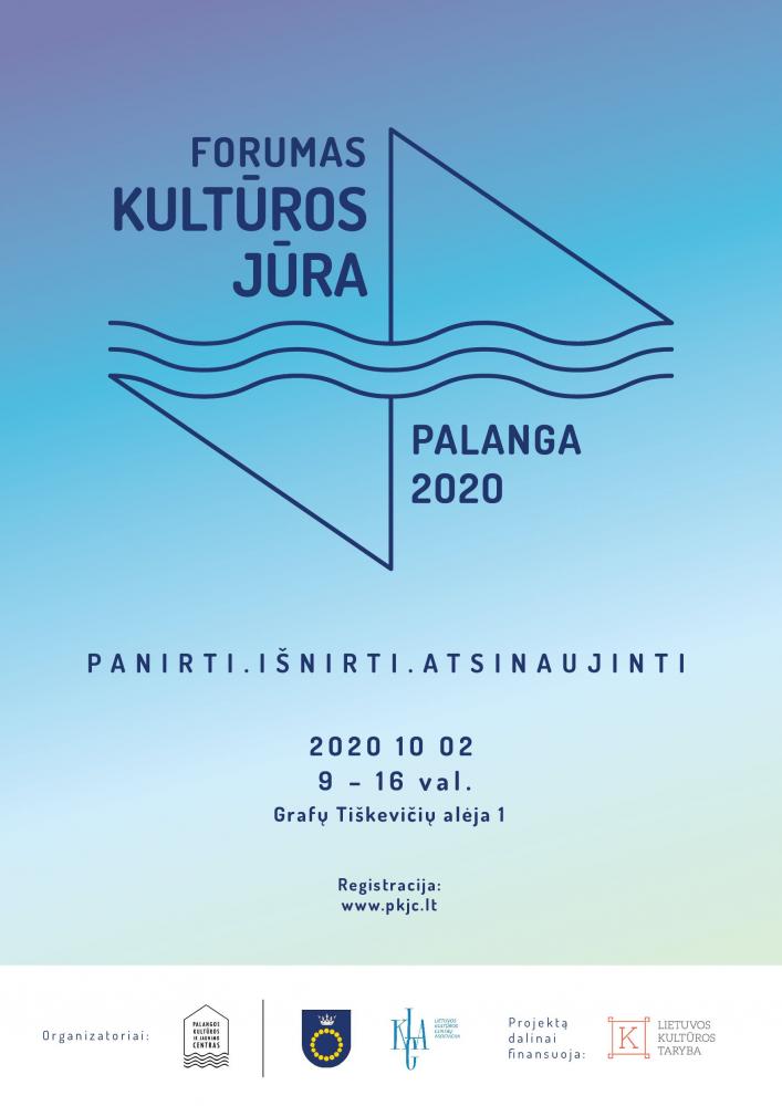 Pirmą kartą Palangoje - forumas „Kultūros jūra“ - 1