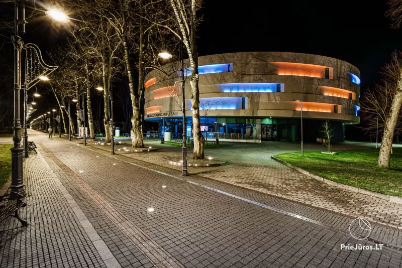 Palangos koncertų salė: renginiai, spektakliai, koncertai