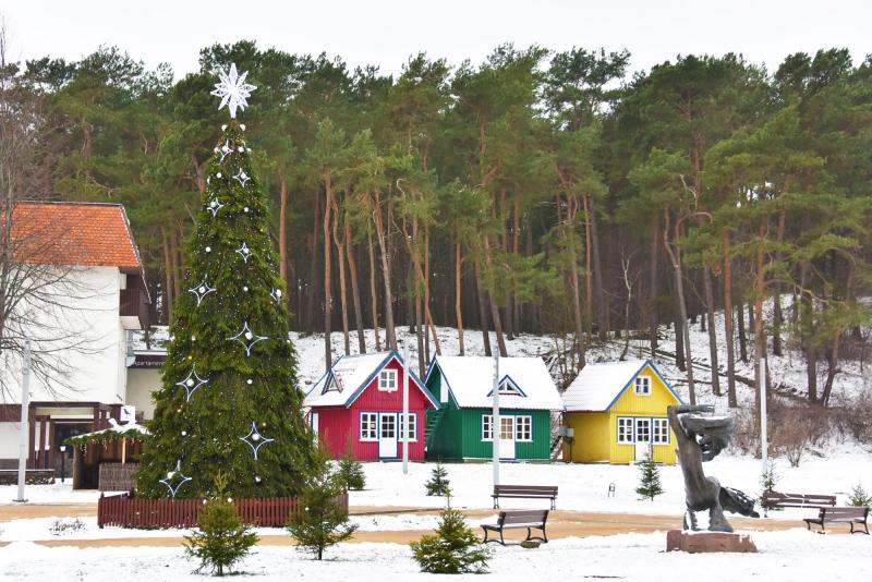 Kalėdų eglės įžiebimas Nidoje 2025 m. gruodžio 12 d.