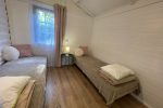 Medinis keturvietis namelis su dviem atskrais kambariais ir visais patogumais - 4